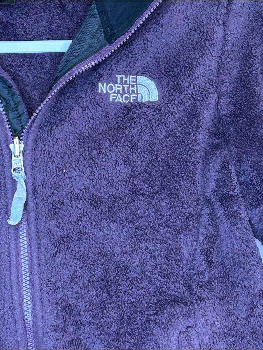 The North Face Deep Purple Plush Fleece Zip Jacket
